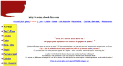 Desktop Screenshot of casino.ebook-lire.com