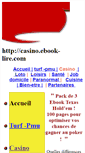 Mobile Screenshot of casino.ebook-lire.com